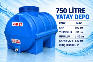 750 L Yatay Su Deposu - 2
