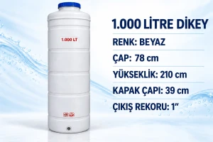 1000 L Füze Su Deposu