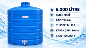 5000 L Su Deposu