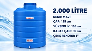 2000 L Su Deposu