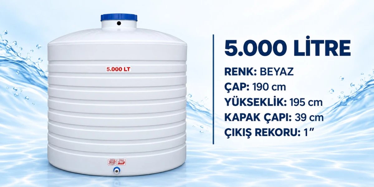 5000 L Su Deposu