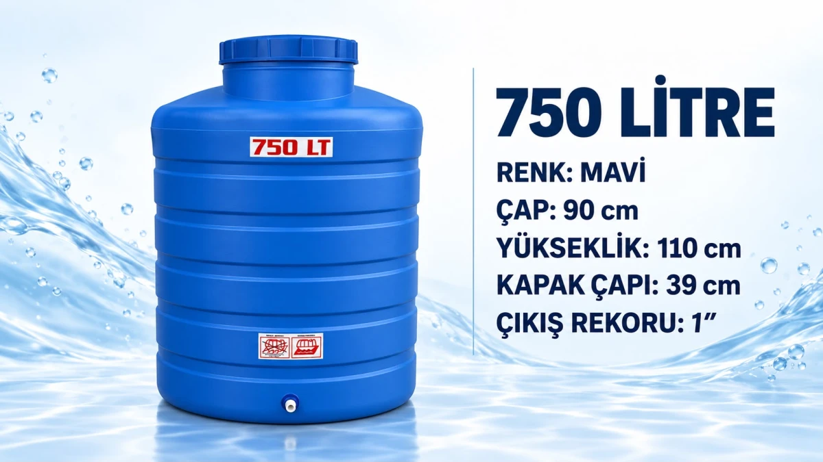 750 L Su Deposu
